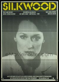 5k152 SILKWOOD East German '86 Mike Nichols directed, great image of pretty Meryl Streep!