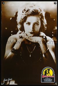 5k413 HOLLYWOOD Greta Garbo English double crown '80 close-up of sexy Garbo!