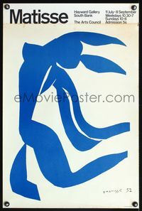 5k423 MATISSE English double crown '68 great artwork by Henri Matisse!
