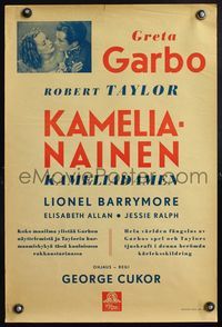 5k046 CAMILLE Finnish '40 George Cukor directed, Greta Garbo & Robert Taylor!