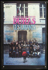 5k284 CHILDREN French 15x21 '84 Marguerite Duras' Les Enfants, cool cast portrait!