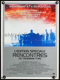 5k286 CLOSE ENCOUNTERS OF THE THIRD KIND S.E. French 15x21 '80 Spielberg's classic with new scenes!