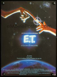 5k294 E.T. THE EXTRA TERRESTRIAL French 15x21 '82 Steven Spielberg classic, John Alvin art!