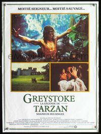 5k298 GREYSTOKE French 15x21 '83 Christopher Lambert as Tarzan, Lord of the Apes!
