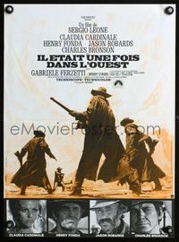 5k310 ONCE UPON A TIME IN THE WEST French 15x21 R80s Sergio Leone, Landi western action art!