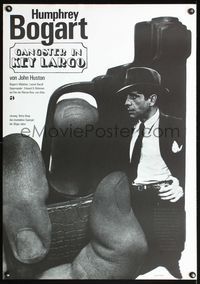 5k247 KEY LARGO German R65 Humphrey Bogart, John Huston film noir, cool Fritz Fischer design!