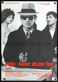 5k251 LOVE IS COLDER THAN DEATH German '69 Rainer Werner Fassbinder, Ulli Lommel, Hanna Schygulla!