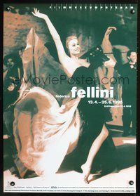 5k241 FEDERICO FELLINI FILM FESTIVAL German '95 sexy image of Anita Ekberg in La Dolce Vita!