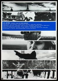 5k609 LA JETEE Japanese 29x41 '90s Chris Marker French sci-fi, cool montage of bizarre images!