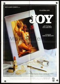 5k264 JOY French 1sh '83 French Canadian sex, sexy Claudia Udy in mirror!