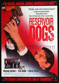 5k061 RESERVOIR DOGS video New Zealand '92 Quentin Tarantino, Harvey Keitel, Steve Buscemi!