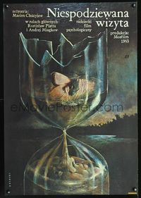 5k684 EPILOGUE Polish 26.25x37.75 '83 Marlen Khutsiyev, Janusz Oblucki art of shattered hourglass!