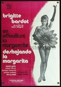 5k360 MADEMOISELLE STRIPTEASE Spanish R72 En effeuillant la marguerite, sexy Brigitte Bardot!