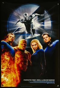 5m048 4: RISE OF THE SILVER SURFER DS style B 1sh '07 Jessica Alba, Michael Chiklis, Chris Evans!