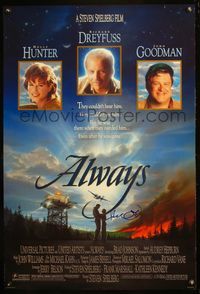 5m005 ALWAYS DS signed 1sh '89 signed by Richard Dreyfuss!
