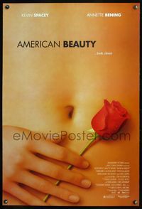 5m079 AMERICAN BEAUTY DS 1sh '99 Sam Mendes Academy Award winner, sexy close up image!