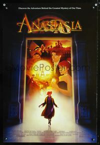 5m086 ANASTASIA DS 1sh '97 Don Bluth & Gary Goldman missing Russian princess animation!