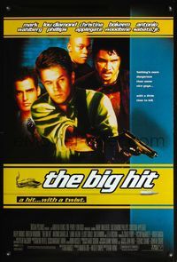 5m149 BIG HIT DS 1sh '98 Mark Wahlberg, Lou Diamond Phillips & Bokeem Woodbine!