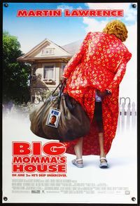5m150 BIG MOMMA'S HOUSE DS style B advance 1sh '00 FBI agent Martin Lawrence as a big old woman!