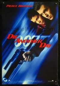 5m289 DIE ANOTHER DAY DS int'l teaser style B 1sh '02 Pierce Brosnan as Bond & Halle Berry as Jinx!