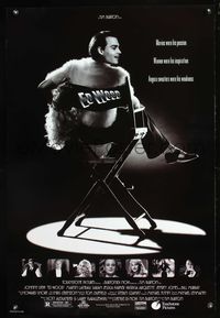 5m297 ED WOOD DS 1sh '94 Tim Burton, Johnny Depp as the worst director ever, mostly true!