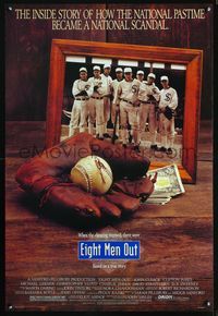 5m298 EIGHT MEN OUT 1sh '88 John Sayles, baseball became a national scandal!