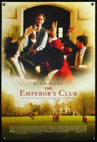 5m303 EMPEROR'S CLUB DS 1sh '02 Kevin Kline as teacher, Emile Hirsch, Michael Hoffman directed!