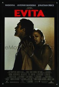 5m312 EVITA 1sh '96 Madonna as Eva Peron, Antonio Banderas, Oliver Stone directed!