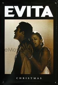 5m313 EVITA DS teaser 1sh '96 Madonna as Eva Peron, Antonio Banderas, Oliver Stone!