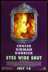 5m317 EYES WIDE SHUT advance 1sh '99 Stanley Kubrick, romantic c/u of Tom Cruise & Nicole Kidman!