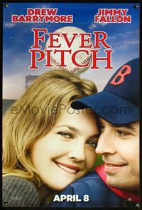 5m341 FEVER PITCH teaser 1sh '05 Farrelly Brothers directed, pretty Drew Barrymore & Jimmy Fallon!
