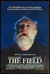 5m344 FIELD rain style 1sh '90 Jim Sheridan directed, John Hurt & Richard Harris!
