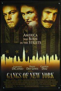 5m404 GANGS OF NEW YORK DS 1sh '02 Scorsese, Leonardo DiCaprio, Cameron Diaz, Daniel Day-Lewis