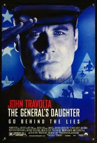 5m407 GENERAL'S DAUGHTER DS 1sh '99 close up of John Travolta, go behind the lies!
