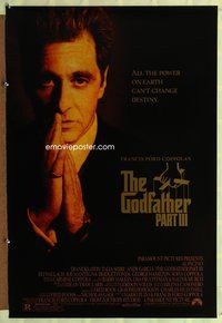 5m424 GODFATHER PART III 1sh '90 Al Pacino, Andy Garcia, Sophia & Francis Ford Coppola