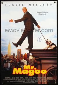 5m030 MR MAGOO DS Int'l signed 1sh '97 by Leslie Nielsen, The eighth blunder of the world!