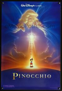 5m631 PINOCCHIO DS advance 1sh R92 Disney classic cartoon about a wooden boy who wants to be real!