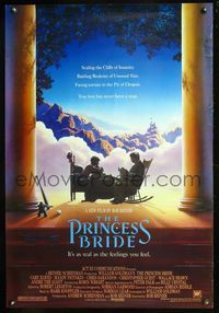 5m643 PRINCESS BRIDE 1sh '87 Rob Reiner fantasy classic as real as the feelings you feel!