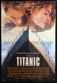5m754 TITANIC DS 1sh '97 Leonardo DiCaprio, Kate Winslet, James Cameron