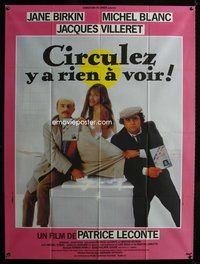 5n382 CIRCULEZ Y A RIEN A VOIR French 1p '83 sexy Jane Birkin, Michel Blanc, Jacques Villeret