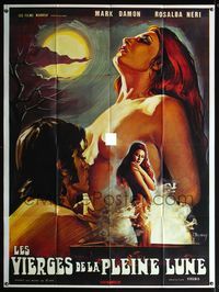 5n400 DEVIL'S WEDDING NIGHT French 1p '73 art of naked countess who bathed in 600 virgins' blood!