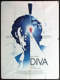 5n403 DIVA French 1p '82 Jean Jacques Beineix, French New Wave, cool art by Ferracci!