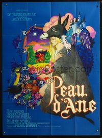 5n405 DONKEY SKIN French 1p '70 Jacques Demy's Peau d'ane, best fantasy art of Deneueve by Jim Leon