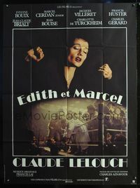 5n417 EDITH & MARCEL French 1p '83 Claude Lelouch's biography of Piaf & boxer Cerdan!