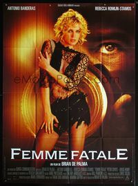 5n436 FEMME FATALE French 1p '02 Brian De Palma, Antonio Banderas, sexy Rebecca Romijn-Stamos!