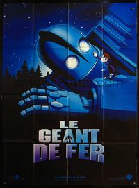 5n489 IRON GIANT French 1p '99 animated modern classic, best different cartoon robot image!