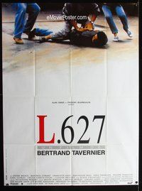 5n496 L.627 French 1p '92 Bertrand Tavernier, Didier Bezace arrests drug dealer on street!