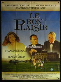 5n511 LE BON PLAISIR French 1p '84 Catherine Deneuve, Michel Serrault, Jean-Louis Trintignant
