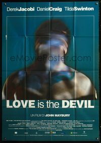 5n229 LOVE IS THE DEVIL Italian 1p '98 Derek Jacobi as gay British artist Francis Bacon!