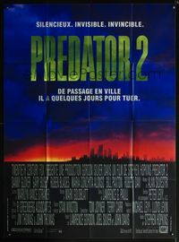 5n583 PREDATOR 2 French 1p '90 completely different image of Los Angeles California!